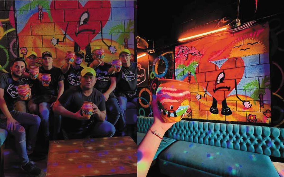 ¿Fan de Bad Bunny? Bar de Tampico tiene mural y hasta jarritos de “Un verano sin ti”